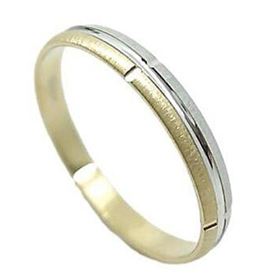 Foto de 10-351-242-22 - ALIANZA BICOLOR 3MM 18K