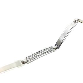 Foto de 00-1530B - PULSERA CIRCONITA 4MM O.B. 18.5 CM (6,52gr) 18K