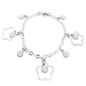 Foto de 20-5 - PULSERA PLATA 7-3 FLORES 15-6MM17CM