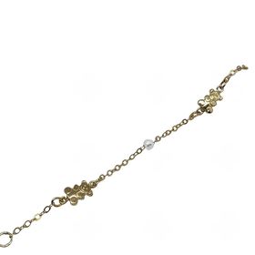 Foto de 10-00-4010 - PULSERA OSOS-PERLAS 7-3MM 18CM (ANILLA A 2CM) (1,82gr) 18K