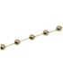 Foto de 04-666 - PULSERA BOLAS 8MM 18CM (ALARGADOR 3CM) (5,17gr) 18K