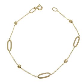 Foto de 10-31-7075 - PULSERA COMBINADA 4MM 18CM (1,84gr) 18K