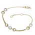 Foto de 10-31-6855 - PULSERA CÍRCULOS BICOLOR 6MM 19CM (ANILLA A 2CM) (2,70gr) 18K