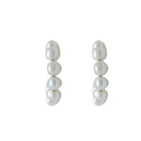 Foto de 71-10937 - PENDIENTES ARO PERLAS 3X15MM 18K