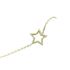 Foto de 12-047 - PULSERA ESTRELLA CIRCONITA 18.5CM (ALARGADOR 1CM) (2,48gr) 18K