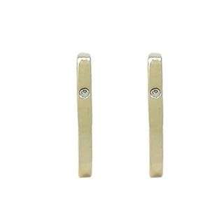 Foto de 62-778 - PENDIENTES ARO 2MM CUADRADOS CIRCONITA 14MM 18K