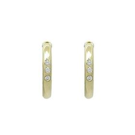 Foto de 71-11657 - PENDIENTES ARO CIRCONITA 2X12MM 18K