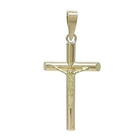 Foto de 42-2029C - CRUZ CRISTO TUBO 2.5MM 28X18MM 18K