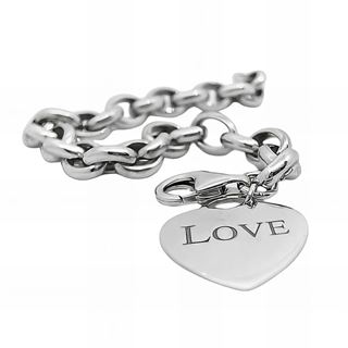 Foto de 39-0010 - *OFERTA* PULSERA PLATA 'LOVE' 8MM 19CM