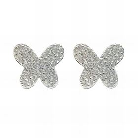 Foto de 25-1246 - PENDIENTES PLATA MARIPOSA CIRCONITA 9MM