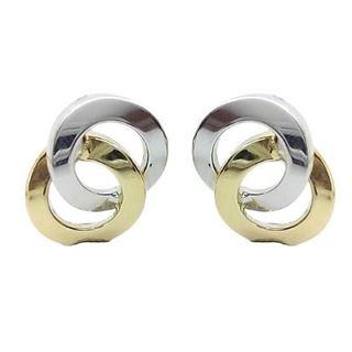 Foto de 71-8058 - PENDIENTES NUDO BICOLOR 14X10MM