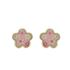 Foto de 51-1458005 - PENDIENTES FLOR ESMALTE 6MM 18K