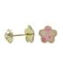 Foto de 51-1458005 - PENDIENTES FLOR ESMALTE 6MM 18K