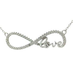 Foto de 44-AG00047 - *OFERTA* GARGANTILLA PLATA INFINITO 'LOVE' CIRCONITA 35MM