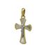 Foto de 04-250 - CRUZ CRISTO BICOLOR 25X17MM 18K