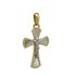 Foto de 04-250 - CRUZ CRISTO BICOLOR 25X17MM 18K