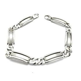 Foto de 10-120-316AG - *OFERTA* PULSERA PLATA CABALLERO M-B  6 MM 21CM