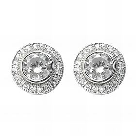Foto de 25-1219 - PENDIENTES PLATA CIRCONITA 10MM