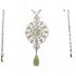 Foto de 32-0533G - *OFERTA* GARGANTILLA PLATA PIEDRAS COLOR
