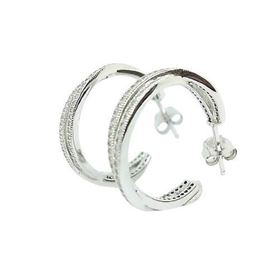 Foto de 03-AG879 - *OFERTA* CRIOLLAS PLATA CIRCONITA 22MM