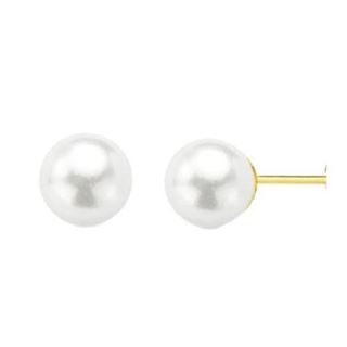 Foto de 00-CAS7 - PENDIENTES PERLA 7MM 18K