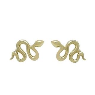 Foto de 05-3957 - PENDIENTES SERPIENTE 12MM 18K