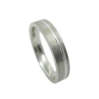 Foto de 10-939-053 - ALIANZA PLATA MATE FILO BRILLO 4MM