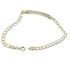 Foto de 10-00-6600 - PULSERA PLACA BICOLOR (PLACA 5X30MM) 18.5CM (2,88gr) 18K