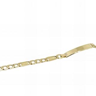 Foto de 10-391-041 - PULSERA PLACA VALENTINO 5MM (PLACA 6X27MM) 21CM (6,65gr) 18K