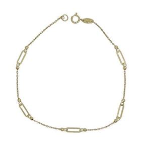 Foto de 10-401-1511 - PULSERA COMBINADA 2.7MM 19CM 18K