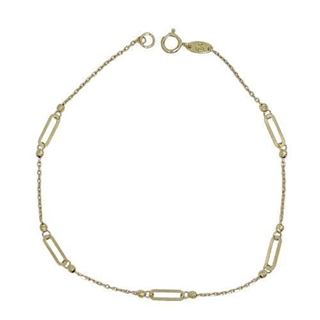 Foto de 10-401-1511 - PULSERA COMBINADA 2.7MM 19CM 18K