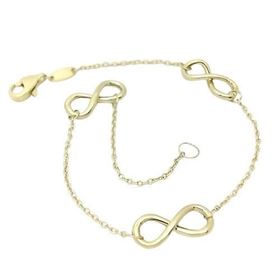 Foto de 10-401-848 - PULSERA TRES INFINITOS 14X5MM 18.5CM (1,62gr) 18K