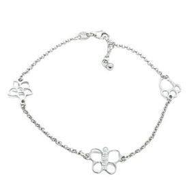 Foto de 20-16 - PULSERA PLATA TRES MOTIVOS 9MM 17CM (2CM ALARGADOR)