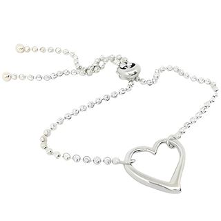 Foto de 20-261 - PULSERA PLATA CORAZÓN 16MM BOLAS 2MM