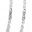 Foto de 20-GRQ40X42 - CADENA PLATA LAPIDADA CALIBRE 40 2MMX42CM