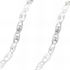 Foto de 20-GRQ40X42 - CADENA PLATA LAPIDADA CALIBRE 40 2MMX42CM