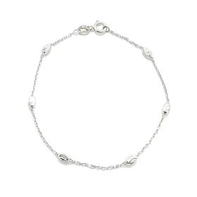 Foto de 20-R35 - PULSERA PLATA PEPITAS LAPIDADAS 3MM 18CM