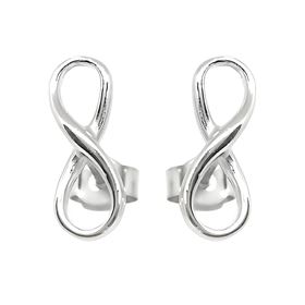 Foto de 20-OR001 - PENDIENTES PLATA INFINITO 17X6MM
