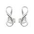 Foto de 20-OR001 - PENDIENTES PLATA INFINITO 17X6MM