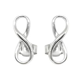 Foto de 20-OR001 - PENDIENTES PLATA INFINITO 17X6MM