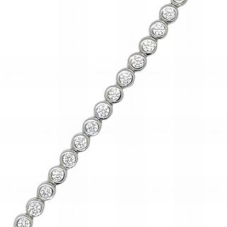 Foto de 25-0158 - PULSERA PLATA RIVIER CIRCONITA 3MM 17CM