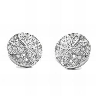 Foto de 25-0349 - PENDIENTES PLATA CIRCONITA REDONDOS 10X10MM