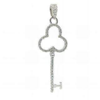 Foto de 25-1229 - COLGANTE PLATA LLAVE CIRCONITA 32MM
