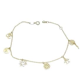 Foto de 28-2550 - PULSERA SEIS MOTIVOS 19CM (ANILLA A 2CM) (2,45gr) 18K