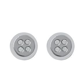 Foto de 33-21001B - PENDIENTES CIRCONITA 5MM O.B. 18K