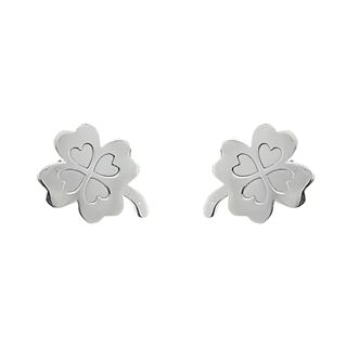 Foto de 35-772113 - *OFERTA* PENDIENTES PLATA TRÉBOL 8MM