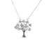 Foto de 38-008G - *OFERTA* GARGANTILLA PLATA ÁRBOL DE LA VIDA CIRCONITA 19MM 45CM