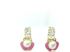 Foto de 41-142323 - PENDIENTES PERLA ESMALTE CIRCONITA 18K