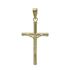 Foto de 42-102C - CRUZ CRISTO TUBO 2MM TAPONES 26X16MM 18K