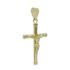 Foto de 42-102C - CRUZ CRISTO TUBO 2MM TAPONES 26X16MM 18K